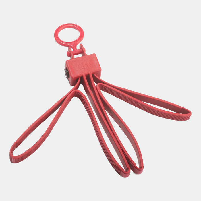 Pack of 10 red Tri-Folds training shackles ASP