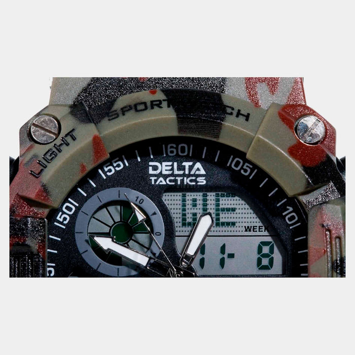 Analog and digital clock Delta Tactics boscoso