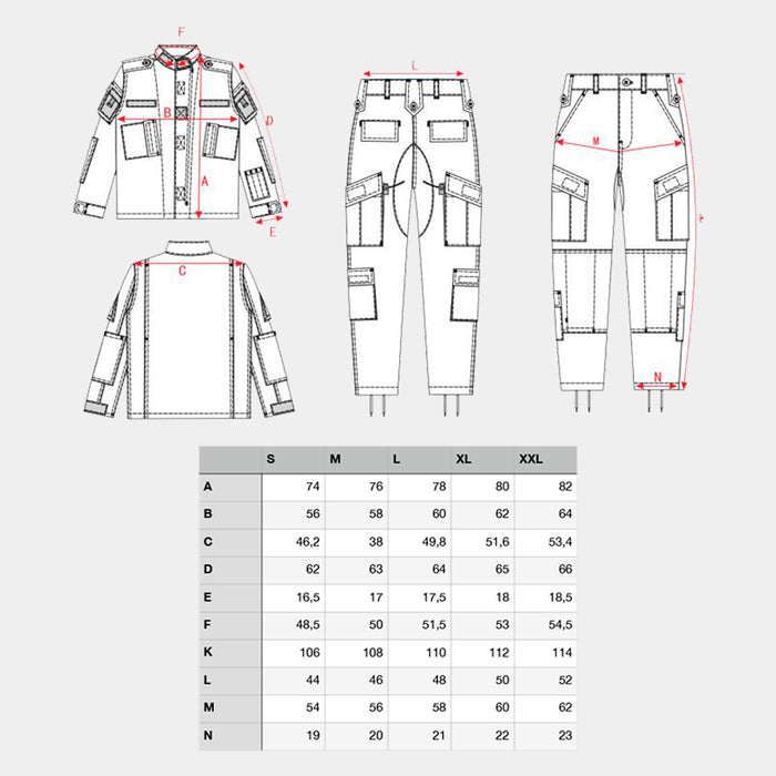 Pixelated arid ACU uniform