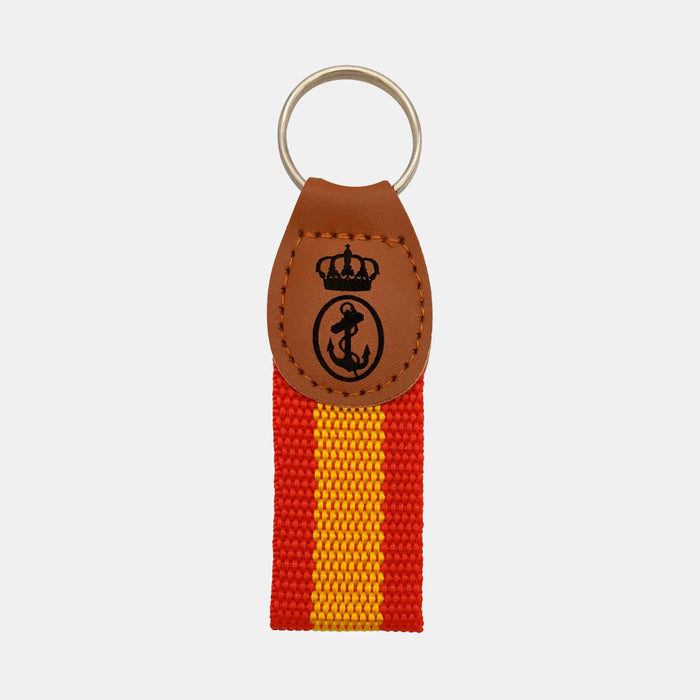 Armada keychain with the flag of Spain