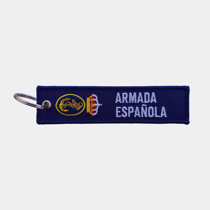 Navy Key Ring