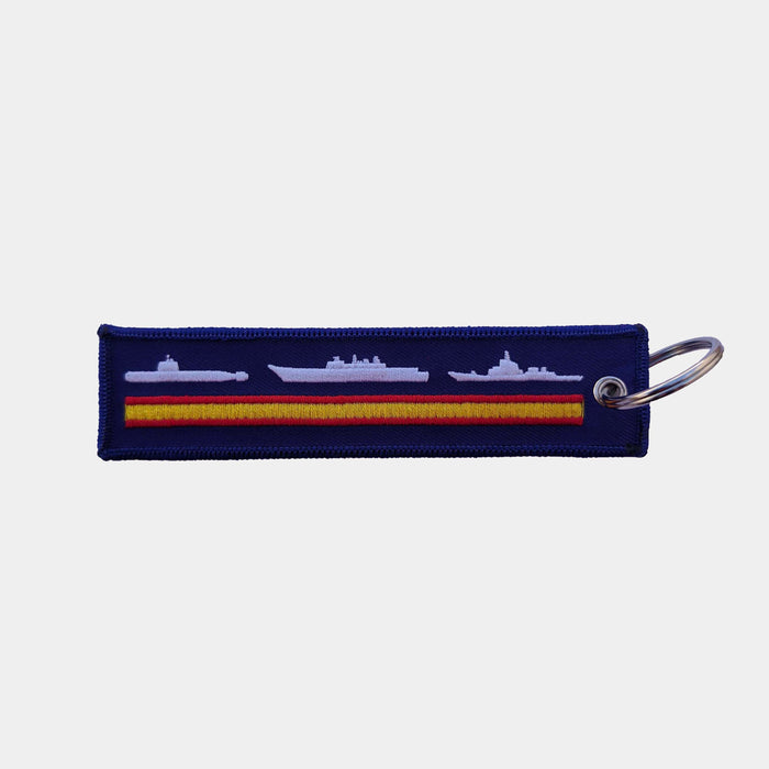 Navy Key Ring