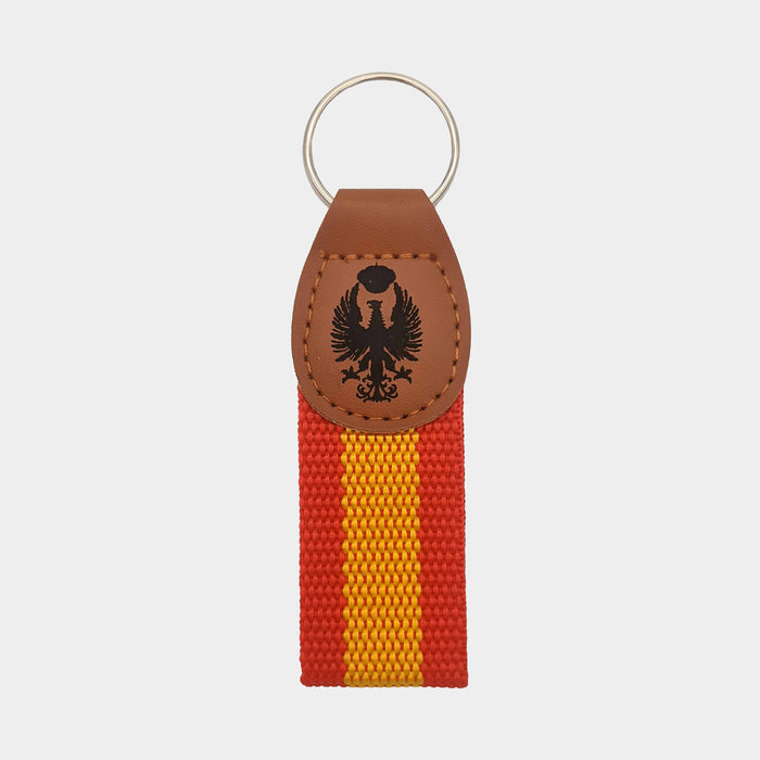 Key ring of the Spanish Army with the Spanish flag