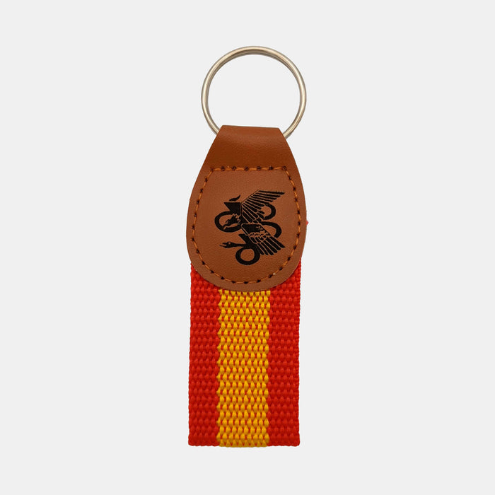 GEO keychain with the Spanish flag