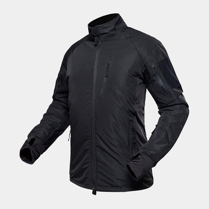 Softshell ripstop jacket black