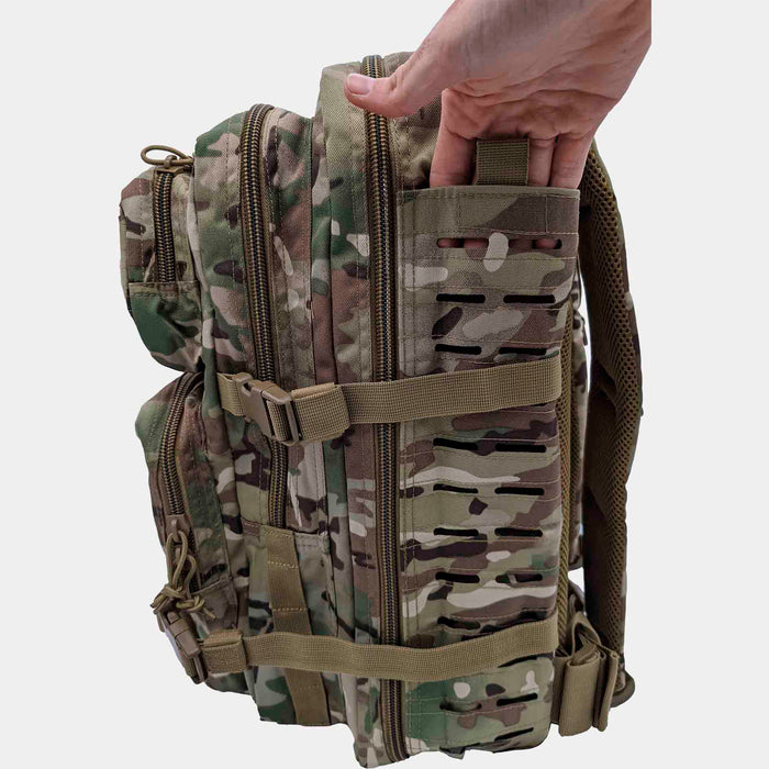 Laser cut 36L molle backpack - Immortal Warrior