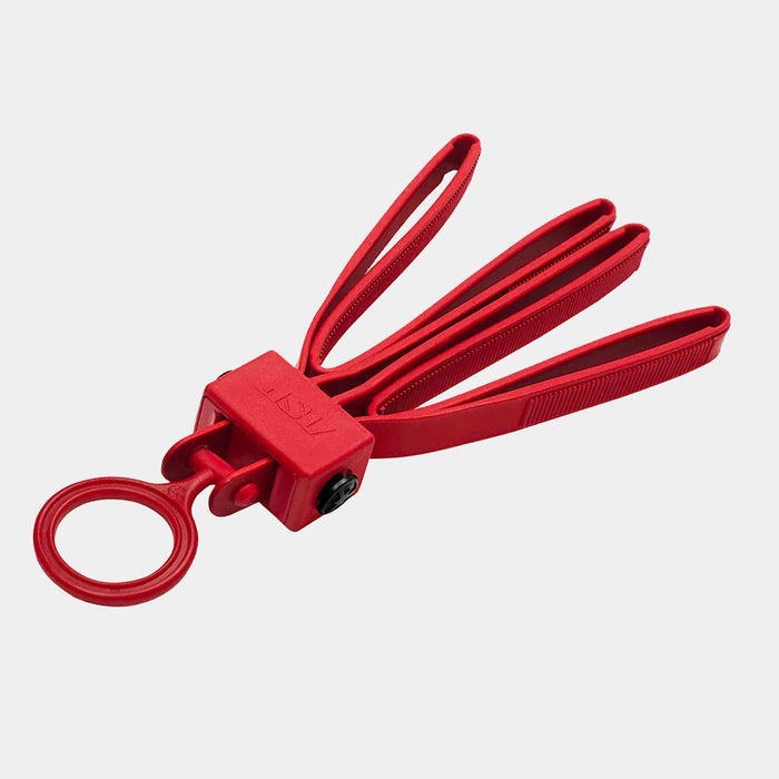 Pack of 10 red Tri-Folds training shackles ASP