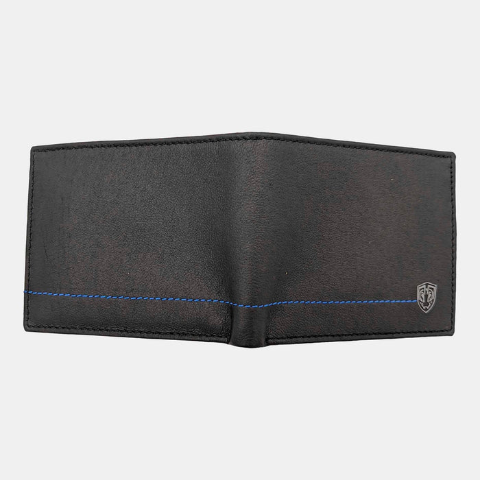 National Police badge holder wallet with thin blue line