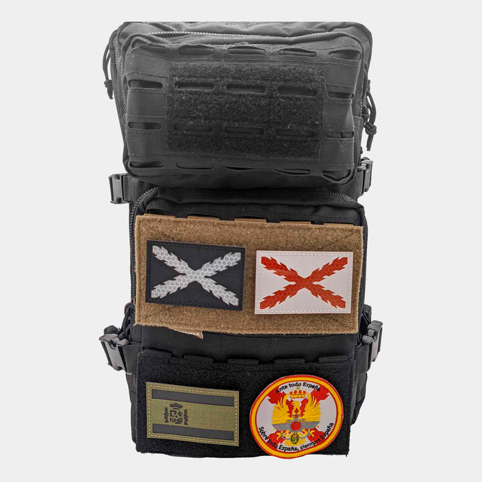 Painel molle com velcro para mochilas