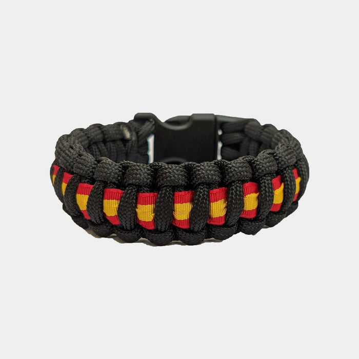 Pulseira Paracord com bandeira espanhola - SERMILITAR