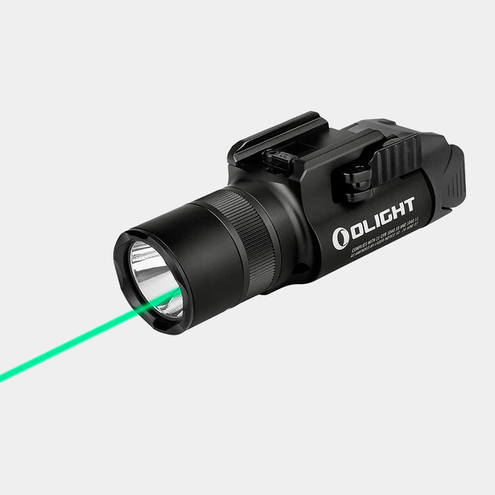 Lanterna tática Baldr Pro R 1.350 lúmenes com laser recarregável - Olight