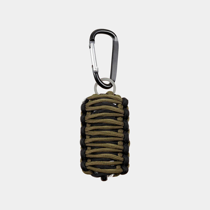 Porta-chaves de sobrevivência MFH paracord - verde