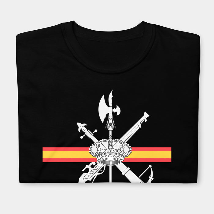 T-shirt de algodão da legião espanhola