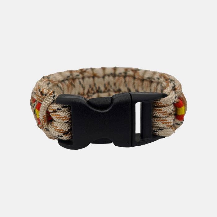 Pulseira Paracord com bandeira espanhola - SERMILITAR