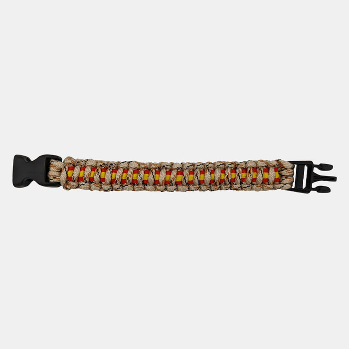 Pulseira Paracord com bandeira espanhola - SERMILITAR