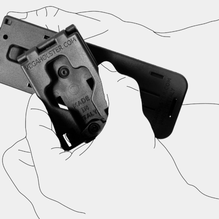 Vega Holster Estojo 8VP60 para guarda-lamas extensível